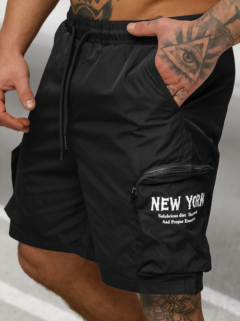 Шорти чоловічі чорнi OZONEE JS/27K6539/3