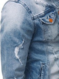 Kurtka jeans męska niebieska OZONEE G/600