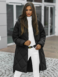 Куртка жіноча чорна OZONEE JS/5M3168/392Z