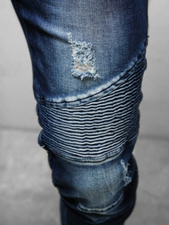 Spodnie jeansowe męskie niebieskie OZONEE NB/MP0028B