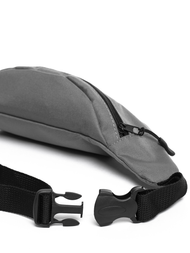 Saszetka nerka szara OZONEE L/8094