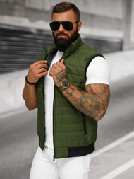 Безрукавка чоловіча Зелена OZONEE JS/MY77Z