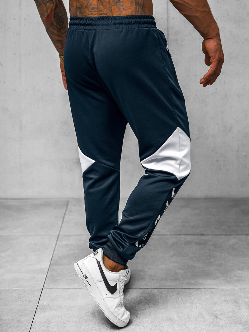 Штани спортивні чоловічі tемно-cинi OZONEE JS/8K170