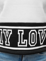 Жіноча Толстовка Бiла OZONEE JS/KSW2034