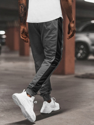 Spodnie dresowe męskie grafitowe OZONEE JS/68K10339Z