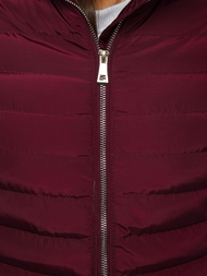 Kurtka przejściowa damska bordowa OZONEE JS/M23063/10