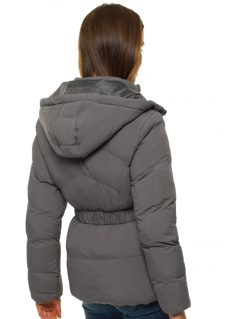 Kurtka zimowa damska szara OZONEE JS/M23060/5