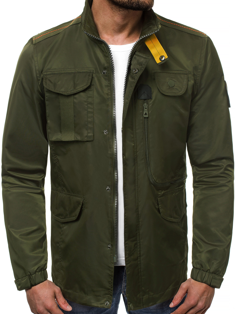 Kurtka przejściowa męska zielona OZONEE O/99237