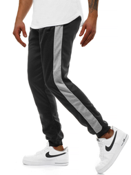 Штани спортивні чоловічі Чорно-Сiрi OZONEE JS/JZ11003