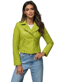 Жіноча шкіряна куртка bапно OZONEE JS/11Z8130