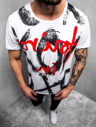 Футболка чоловіча Бiлий OZONEE JS/KS1985Z