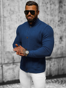 Светр чоловічій tемно-cинiй OZONEE NB/MM6020/6