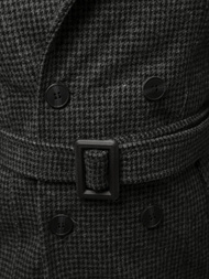 Пальто чоловіче Темно-сіро-Чорний OZONEE O/5627