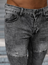 Spodnie jeansowe męskie czarne OZONEE NB/MP0069N