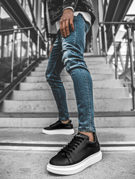 Sneakersy czarne OZONEE B/2051