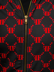 Спортивний костюм чоловічій Чорно-Червоний OZONEE O/12136