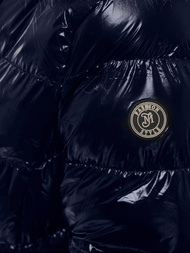 Kurtka zimowa damska parka z futerkiem granatowa OZONEE N/6357