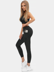 Legginsy damskie czarne OZONEE O/XL004/1Z