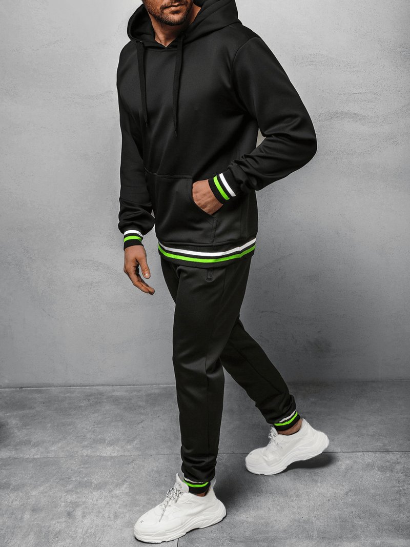 Спортивний костюм чоловічій Чорний OZONEE JS/68C10253