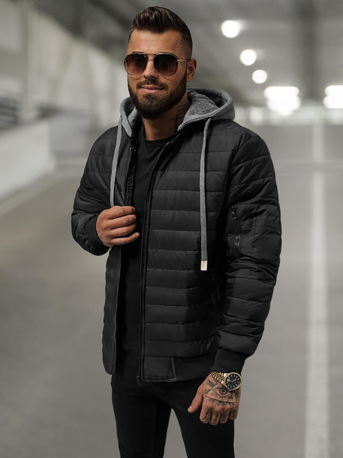 Куртка чоловіча Чорна OZONEE JS/8M985/392