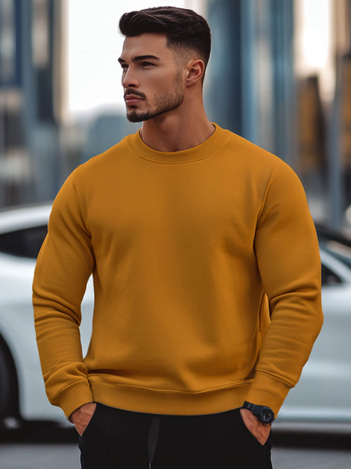 Bluza męska camelowa OZONEE JS/2001-10Z