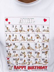 T-Shirt męski biały OZONEE NB/3005