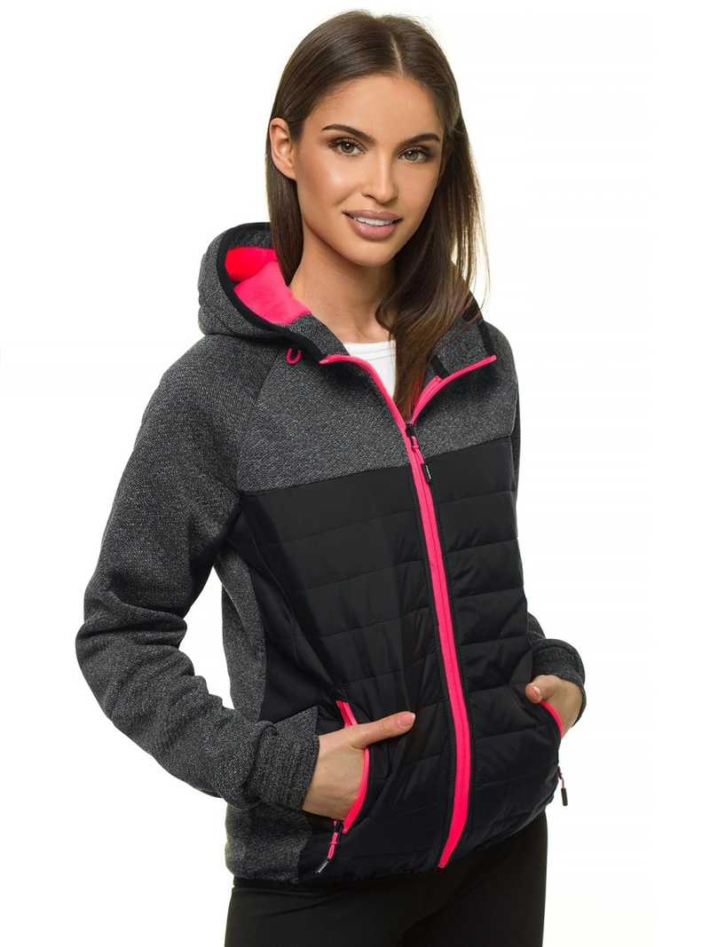 Куртка жіноча Чорна OZONEE JS/KSW4002