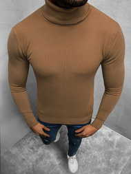 Светр чоловічій Коричневий OZONEE TMK/YY02/7Z