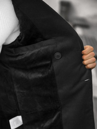 Płaszcz męski czarny OZONEE JS/79B3073