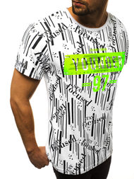 T-Shirt męski biały OZONEE JS/KS1993