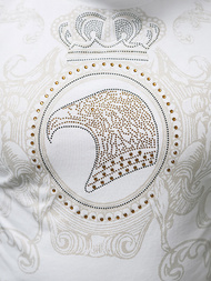 T-shirt męski slim fit biały OZONEE NB/MT3052