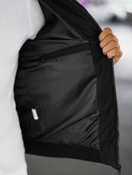 Куртка зимова чоловіча Бiло-чорна OZONEE JS/31M5030/392Z