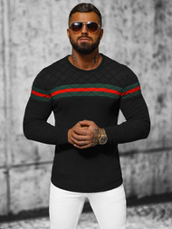 Sweter męski czarny OZONEE L/2194Z