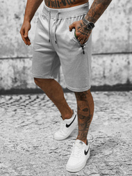 Spodenki dresowe męskie szare OZONEE JS/8K296