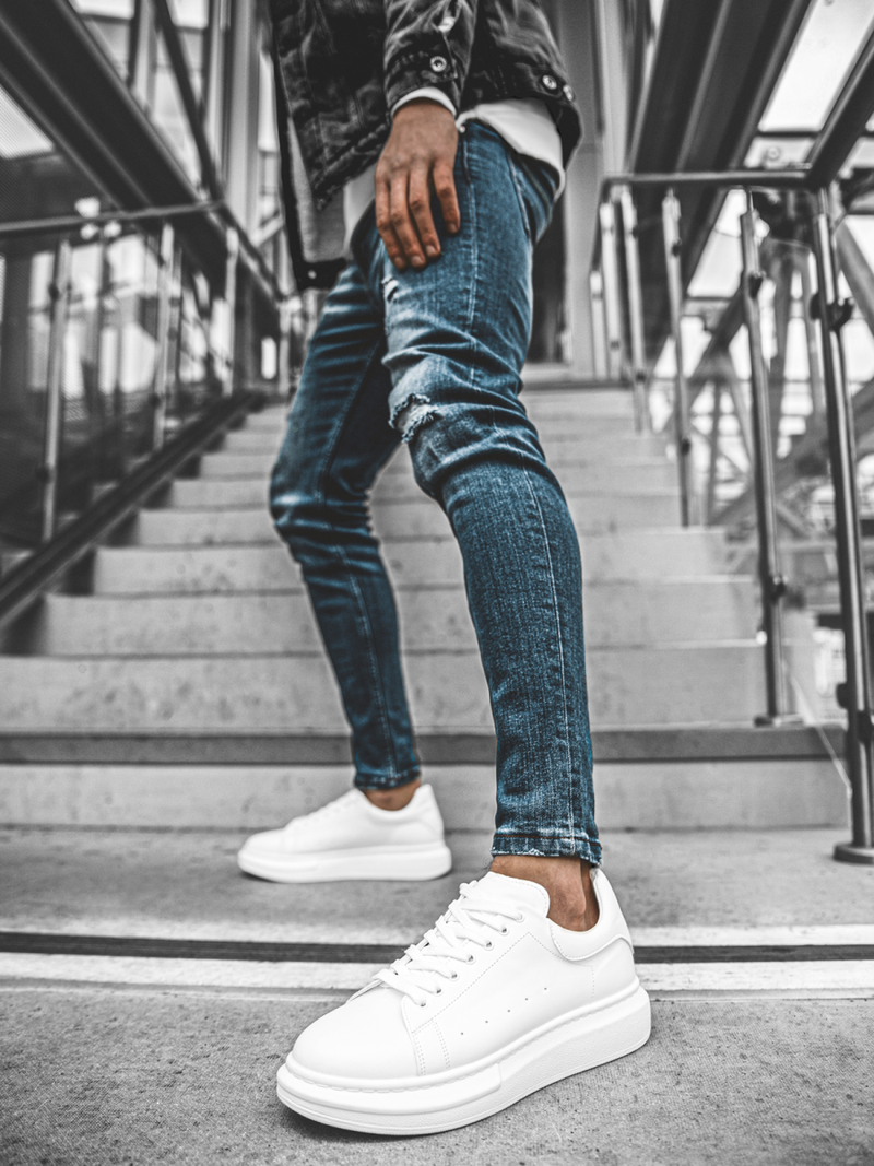 Sneakersy białe OZONEE B/2051