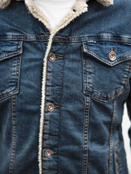 Kurtka męska jeans granatowa OZONEE BN/6608