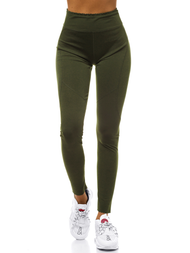 Legginsy damskie khaki OZONEE O/54609
