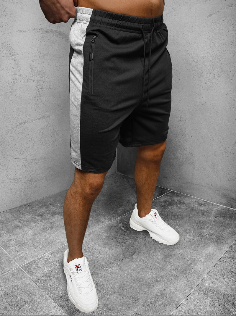 Шорти чоловічі Чорнi OZONEE JS/68025