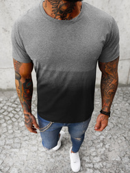 T-Shirt męski grafitowy OZONEE JS/8T81/2Z