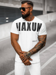 T-shirt męski biały OZONEE O/T1279/1