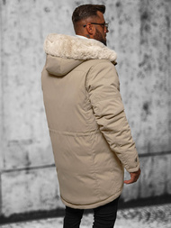 Kurtka zimowa męska beżowa OZONEE JS/22M317/62