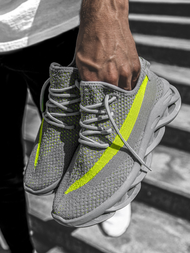 Sneakersy szare OZONEE B/2051/20