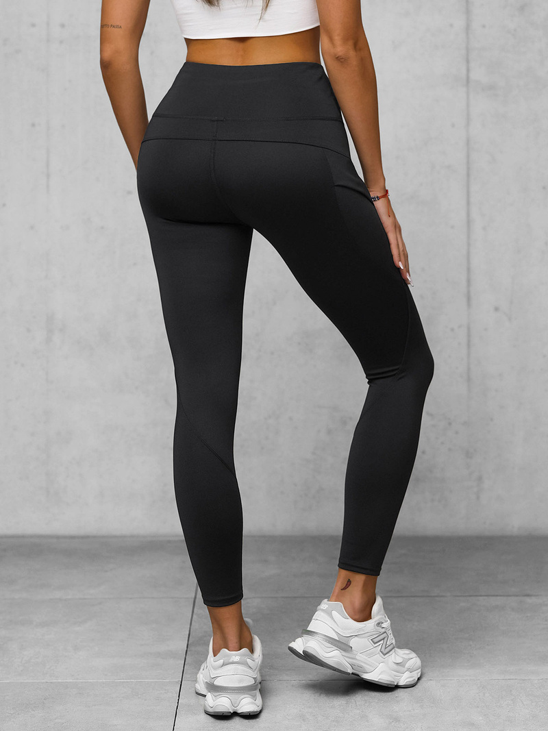 Legginsy damskie czarne OZONEE JS/XY24017L