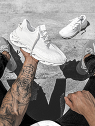 Sneakersy białe OZONEE B/2051/20