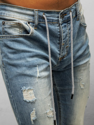 Spodnie jeansowe męskie jasno-niebieskie OZONEE NB/MP0016BC