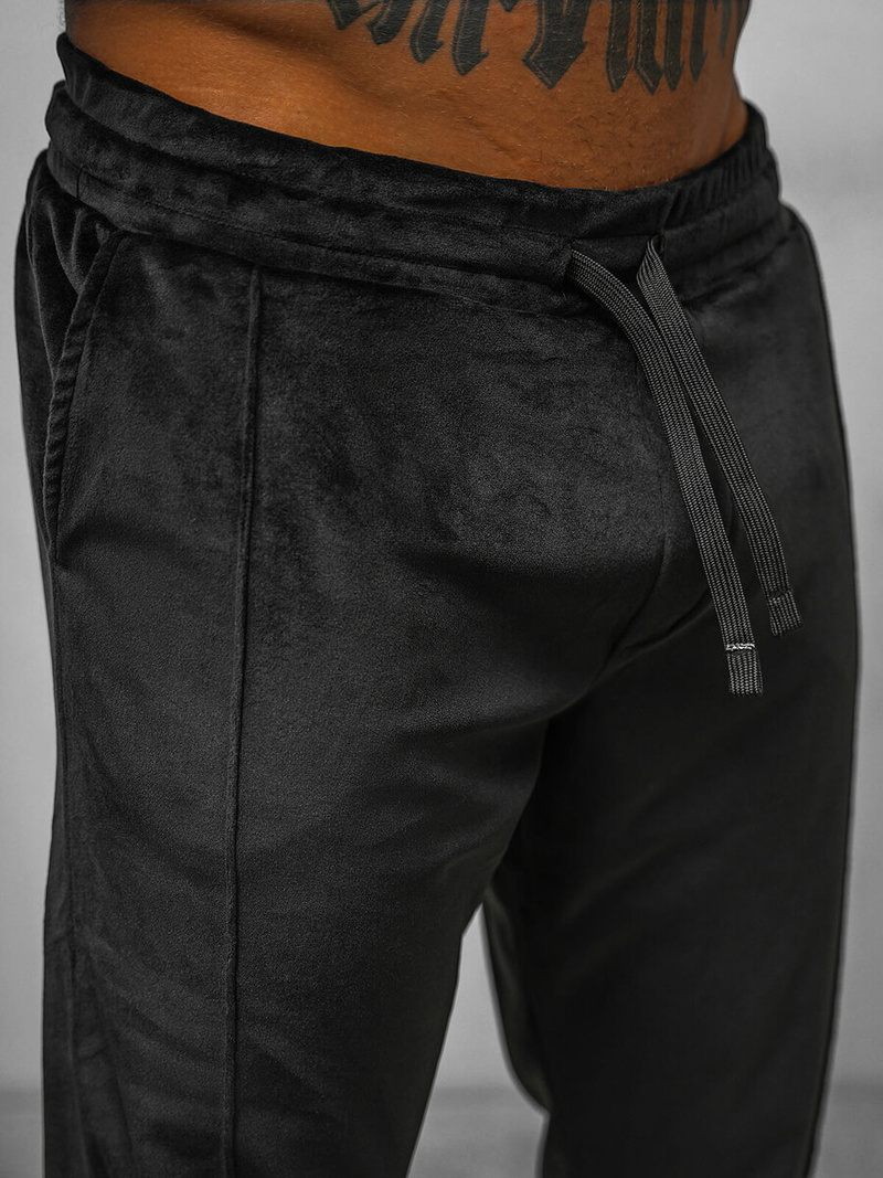 Спортивний костюм чоловічій чорний OZONEE O/12135Z