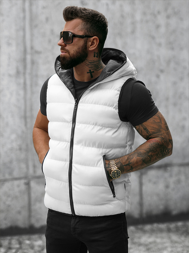 Безрукавка чоловіча Бiла OZONEE N/7125