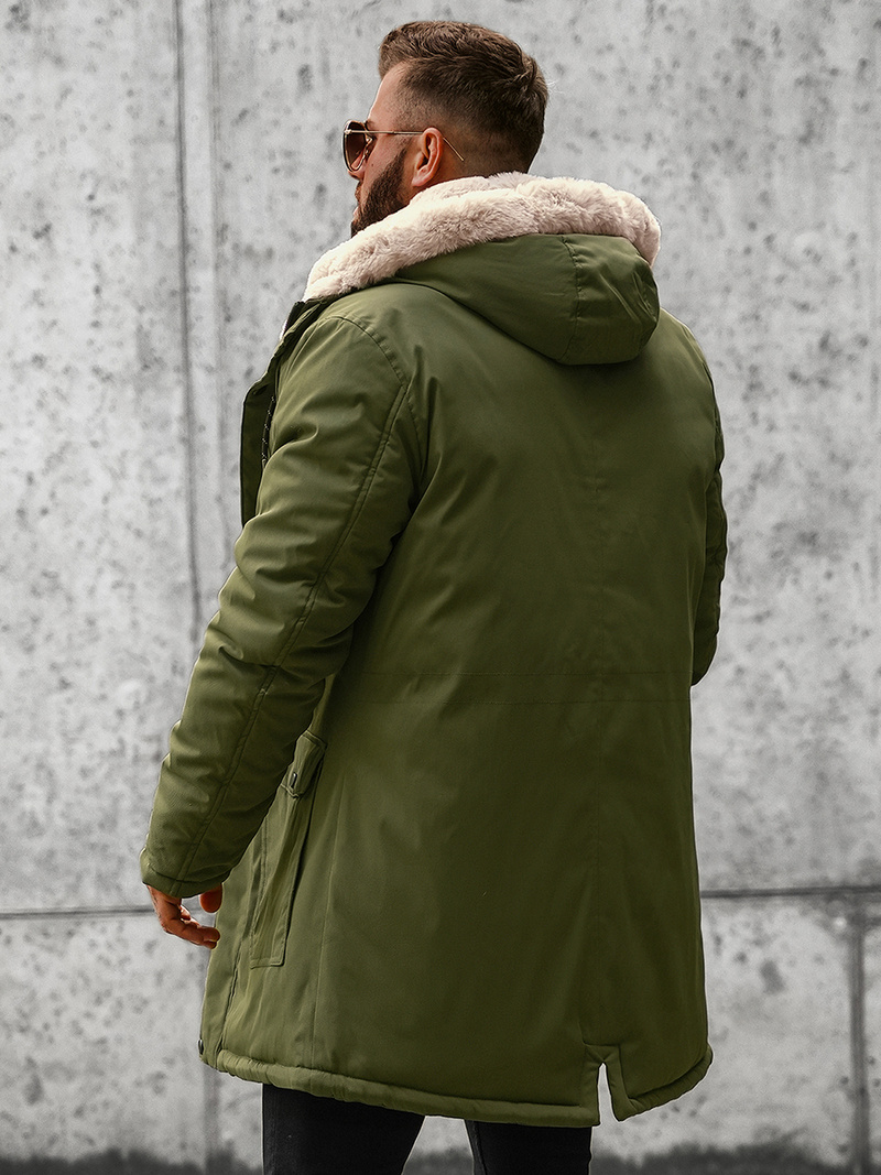 Kurtka zimowa męska zielona OZONEE JS/22M37/136