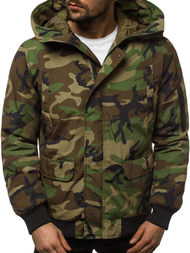 Куртка чоловіча Камуфляжно-Зелена OZONEE JS/2019005