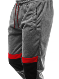 Spodnie dresowe męskie grafitowe OZONEE JS/JZ11010Z